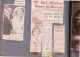 Newspaper clippings about Dawn's wedding