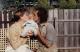 Julian & Fi kiss Coen